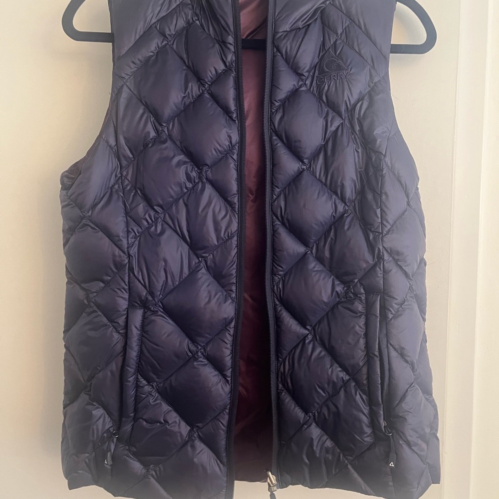 Purple Quilted Puffer Vest